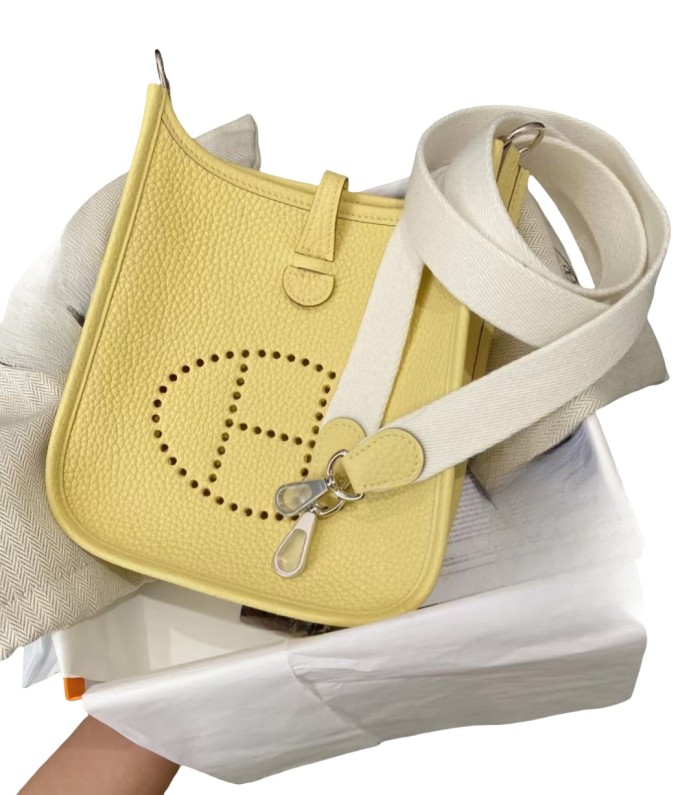 Genuine Togo Calfskin Leather Woemn Crossbody Bag Shoulder Bag