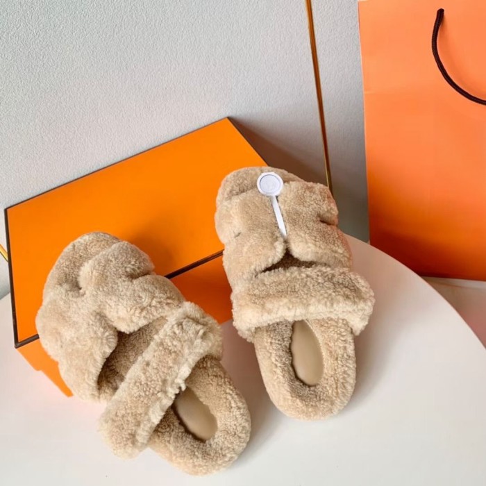Fall Winter Real Furs Women Sandal