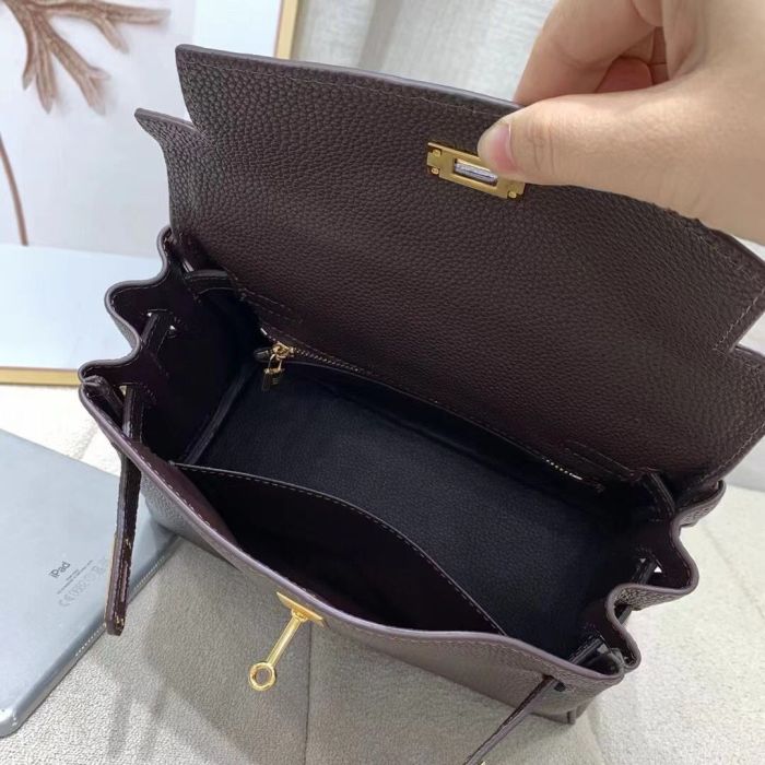 Classic Genuine Togo Leather Tote Shoulder Bag Comes with 2 Strap