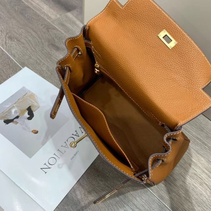 Classic Genuine Togo Leather Tote Shoulder Bag Comes with 2 Strap