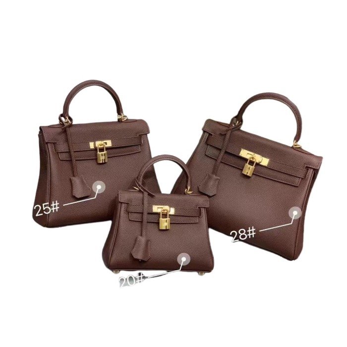 Classic Genuine Togo Leather Tote Shoulder Bag Comes with 2 Strap