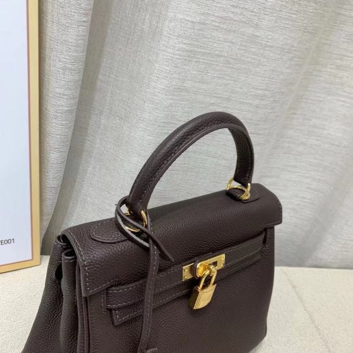 Classic Genuine Togo Leather Tote Shoulder Bag Comes with 2 Strap