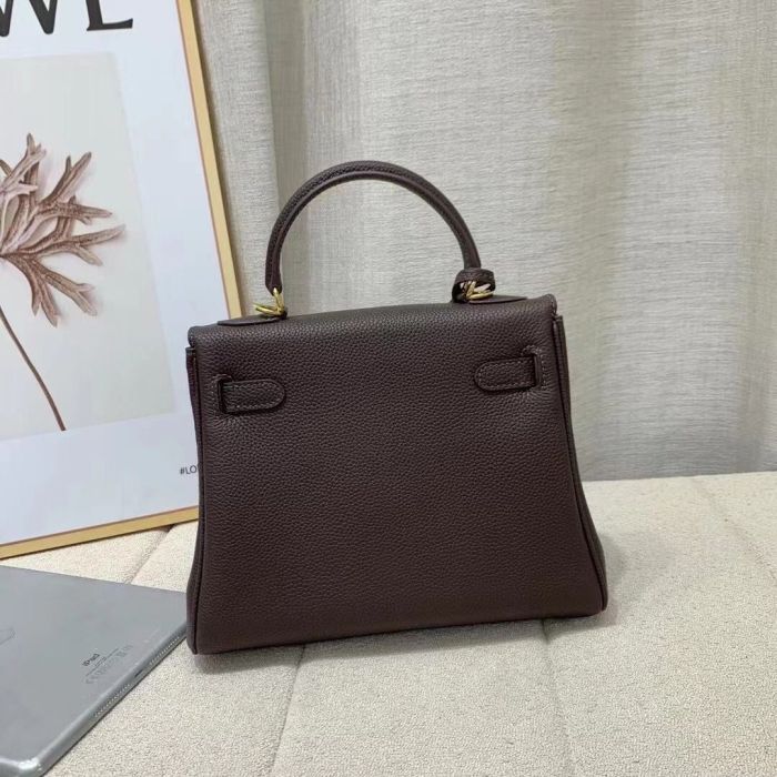 Classic Genuine Togo Leather Tote Shoulder Bag Comes with 2 Strap