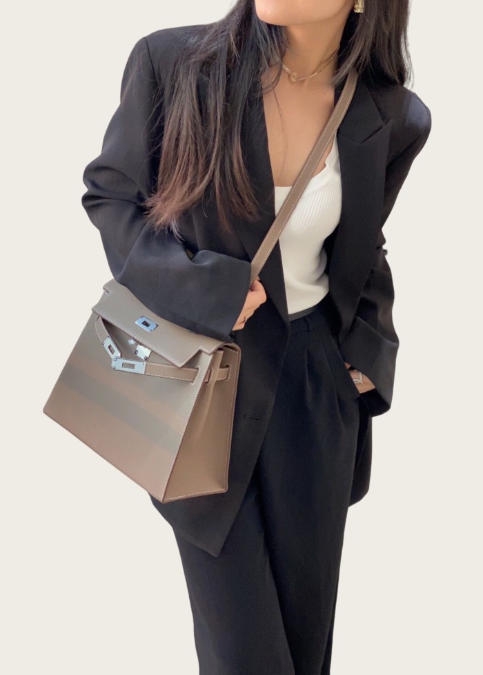Imported Genuine Epsom Leather Tote Shoulder Bag Crossbody Bag