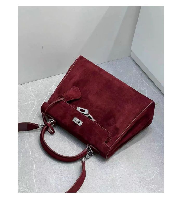 Genuine DeerSkin Leather Tote Shoulder Bag