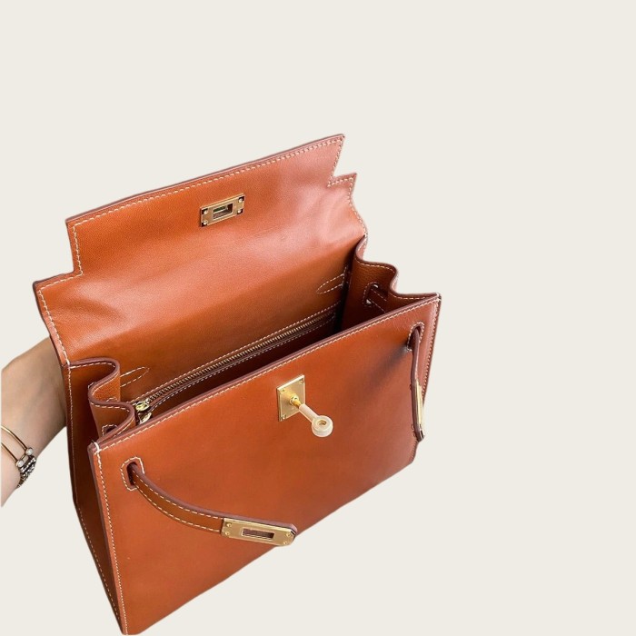 Barenia Leather Tote Bag