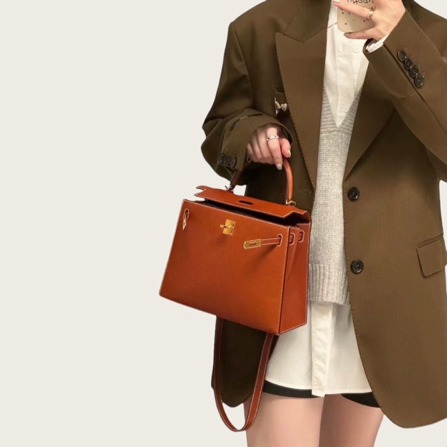 Barenia Leather Tote Bag