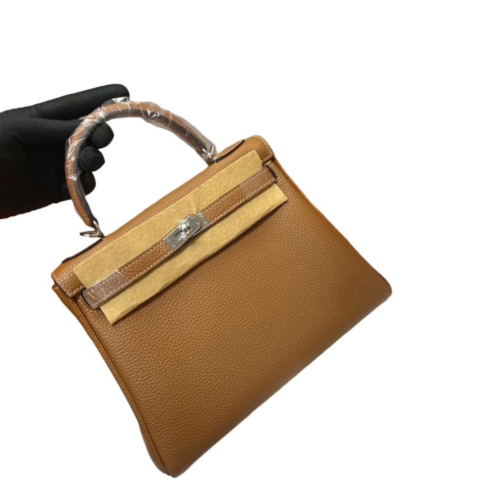 Togo Calfskin Leather Women Tote Shoulder Bag