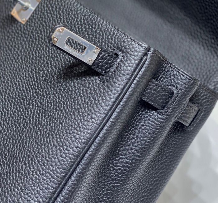 Imported Genuine Togo Calfskin Leather Tote Shoulder Bag