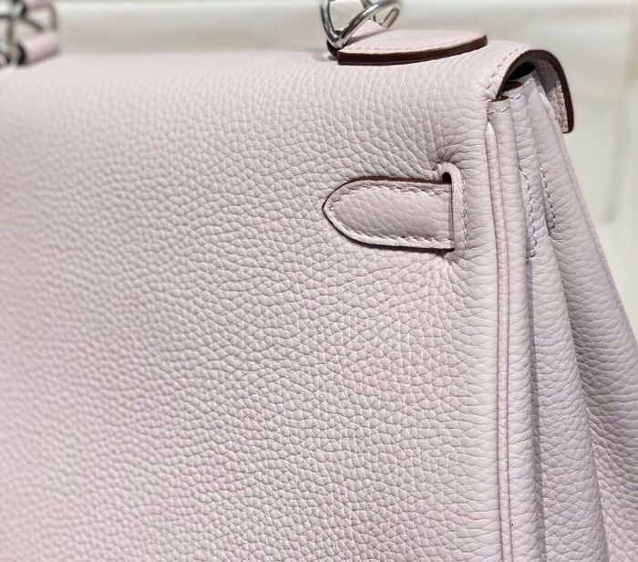 Imported Genuine Togo Calfskin Leather Tote Shoulder Bag
