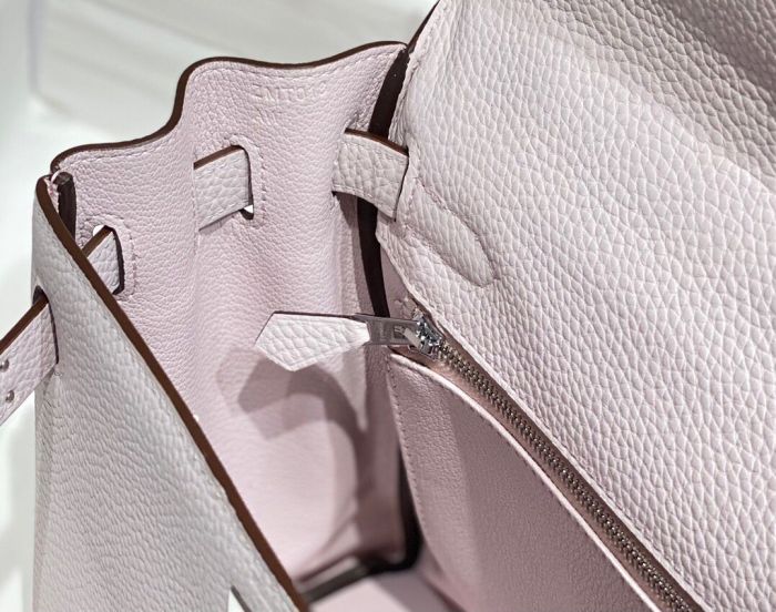 Imported Genuine Togo Calfskin Leather Tote Shoulder Bag