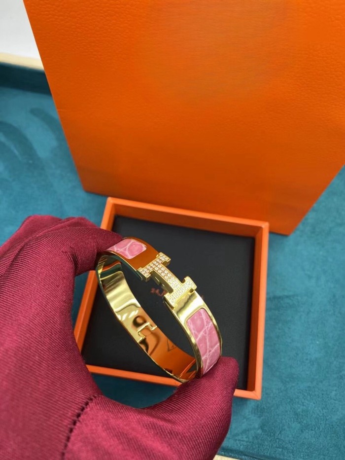 Real Croco Skin Leather Bracelet