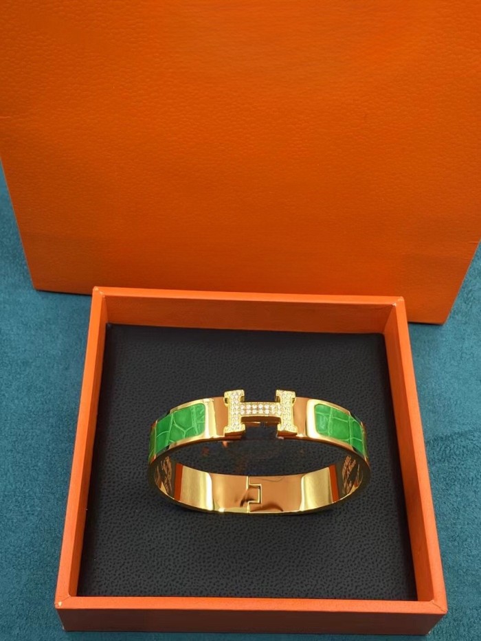 Real Croco Skin Leather Bracelet