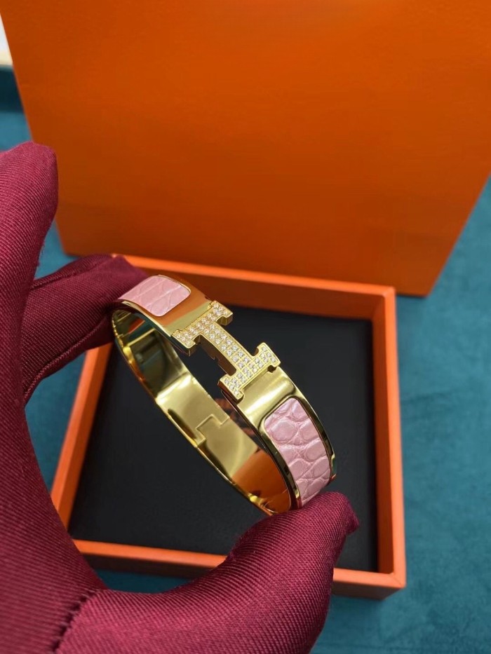 Real Croco Skin Leather Bracelet