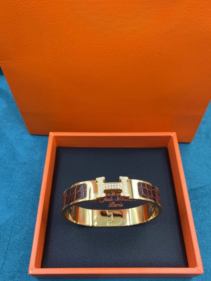 Real Croco Skin Leather Bracelet
