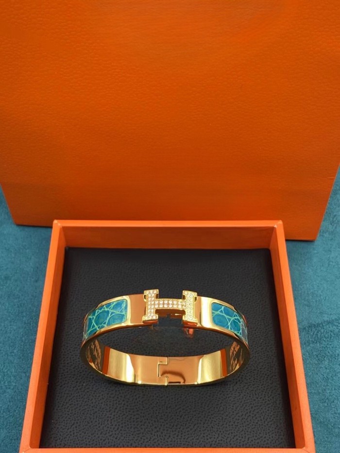 Real Croco Skin Leather Bracelet