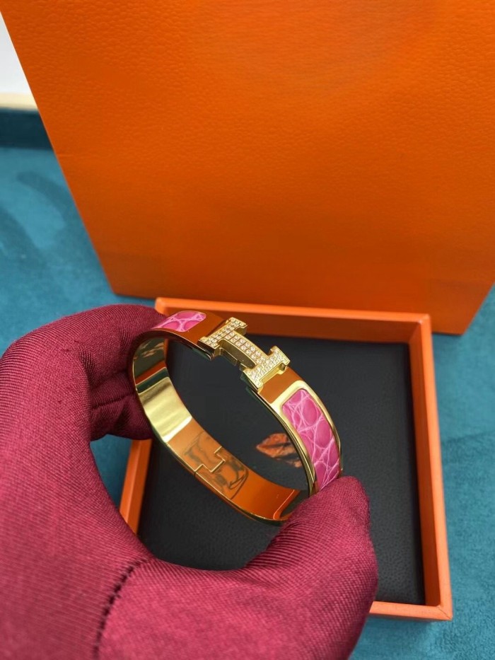 Real Croco Skin Leather Bracelet
