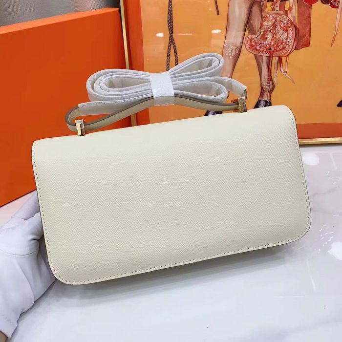 Genuine Epsom Leather Women Constance Elan Designer Bag