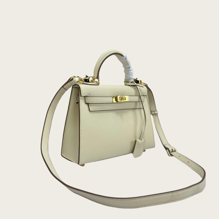 Vegan Epsom Leather Designer Bag
