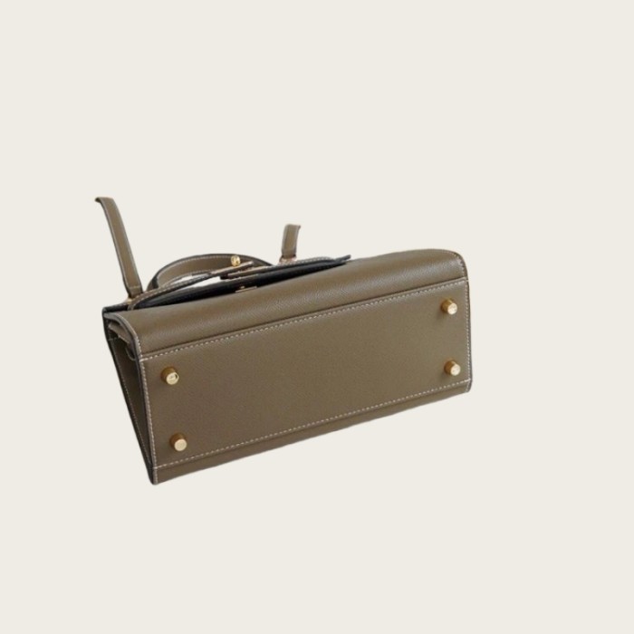 Vegan Epsom Leather Designer Bag