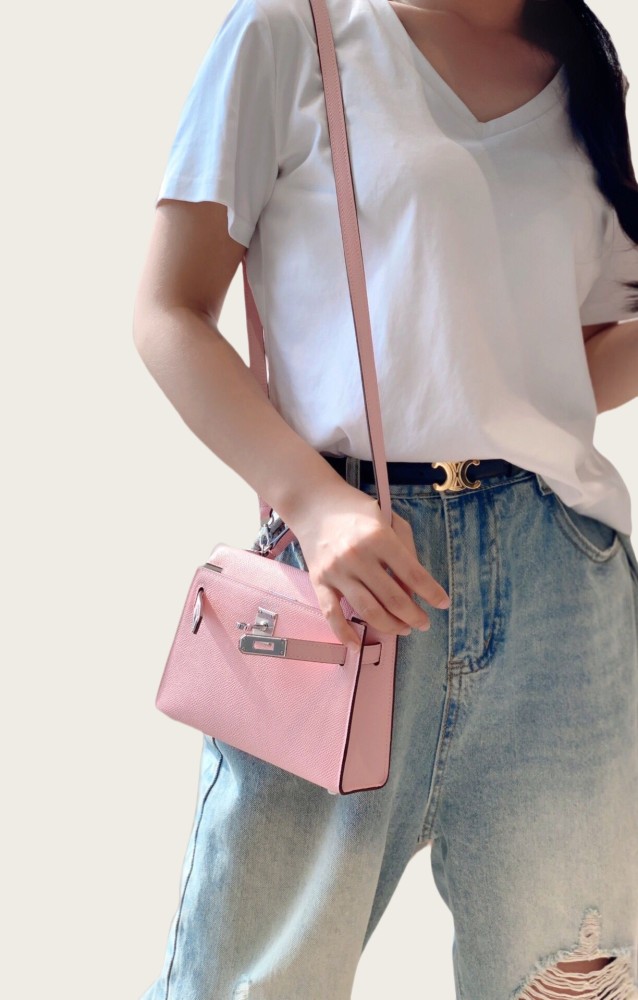 Imported Genuine Epsom Leather Tote Shoulder Bag Crossbody Bag