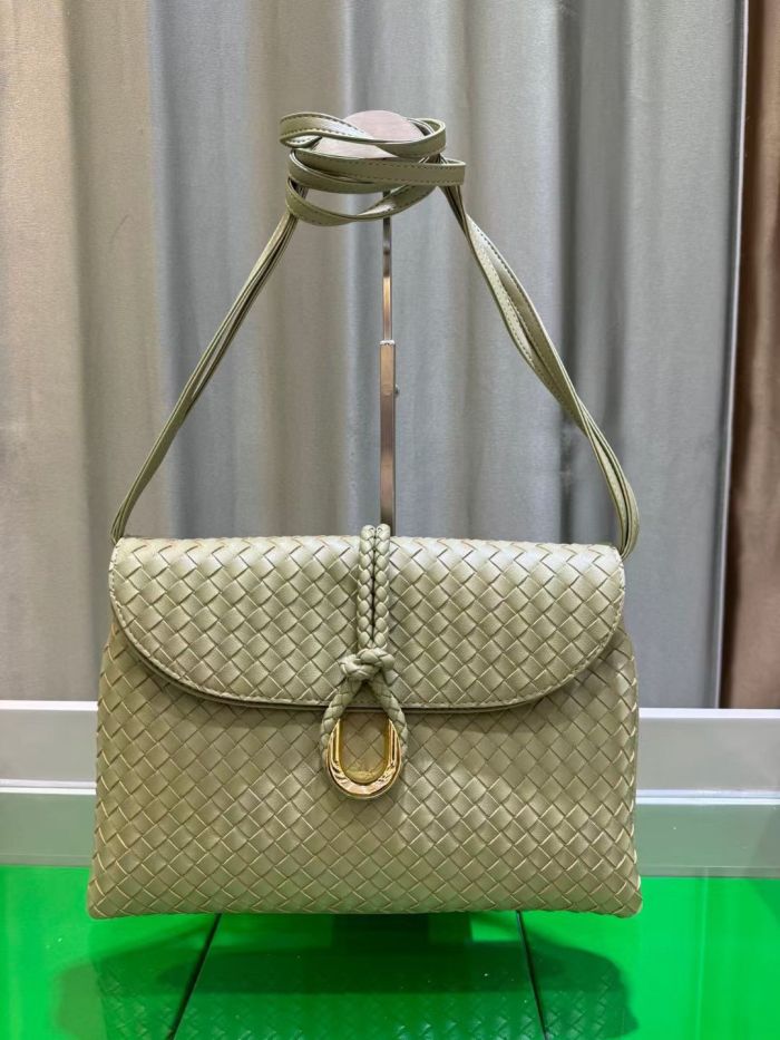 New Winter  Leather Woven Liberta Bag