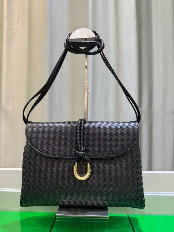 New Winter  Leather Woven Liberta Bag