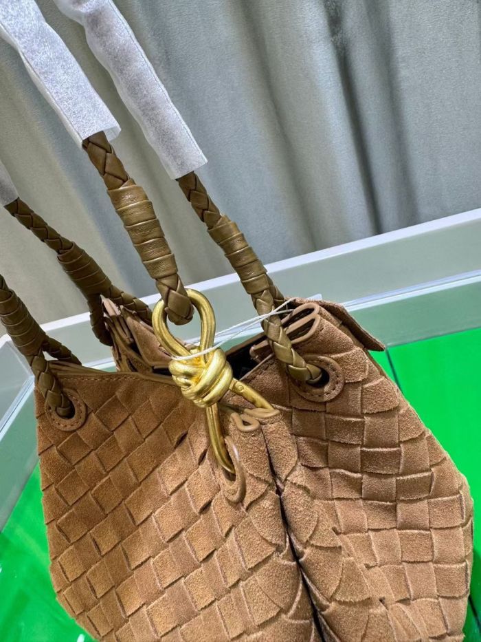 Nubuck Leather Designer Tote Shoulder Bag