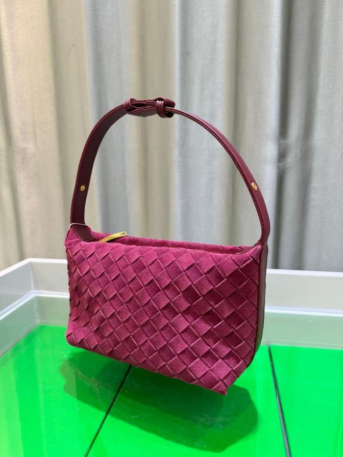 Genuine Nubuck Leather Designer Mini Wallance Bag