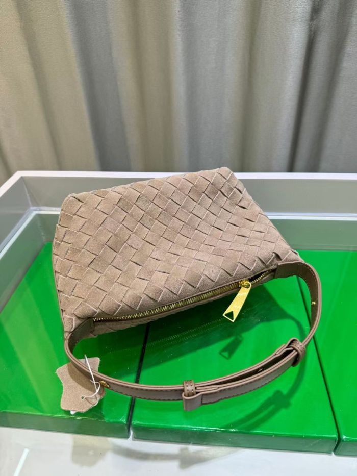 Genuine Nubuck Leather Designer Mini Wallance Bag