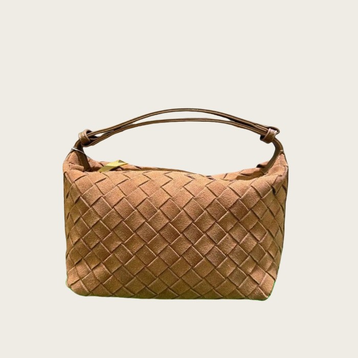 Genuine Nubuck Leather Designer Mini Wallance Bag