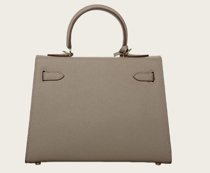 Vegan Epsom Leather Designer Kelly Bag25cm 28cm