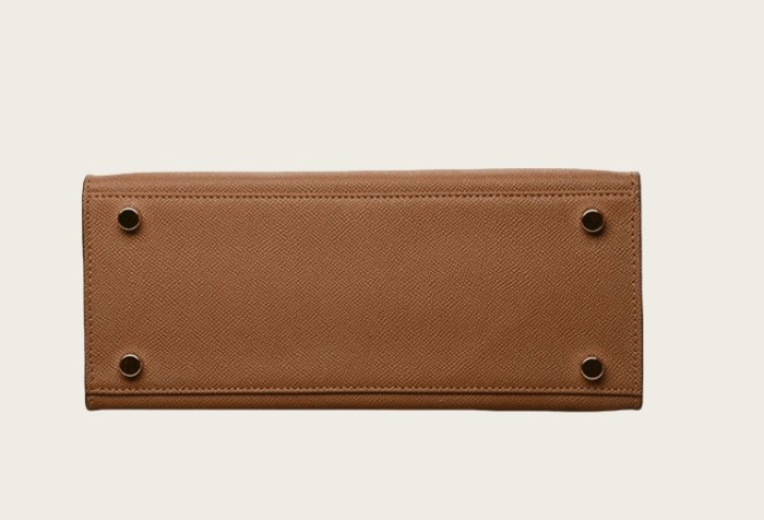 Vegan Epsom Leather Designer Kelly Bag25cm 28cm