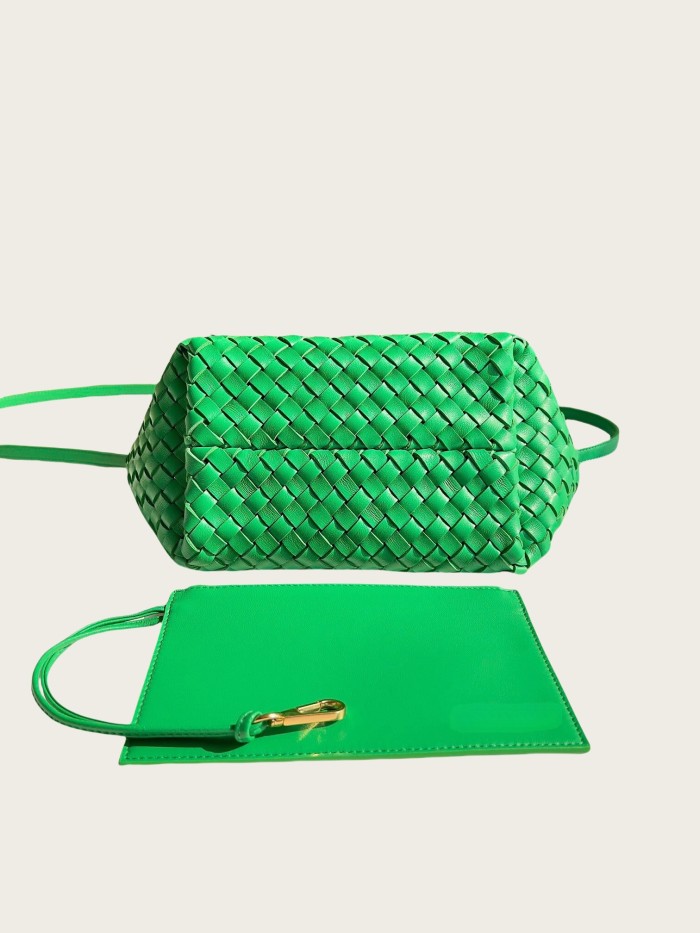 Genuine Lambskin Leather Designer Mini Cabat Bag