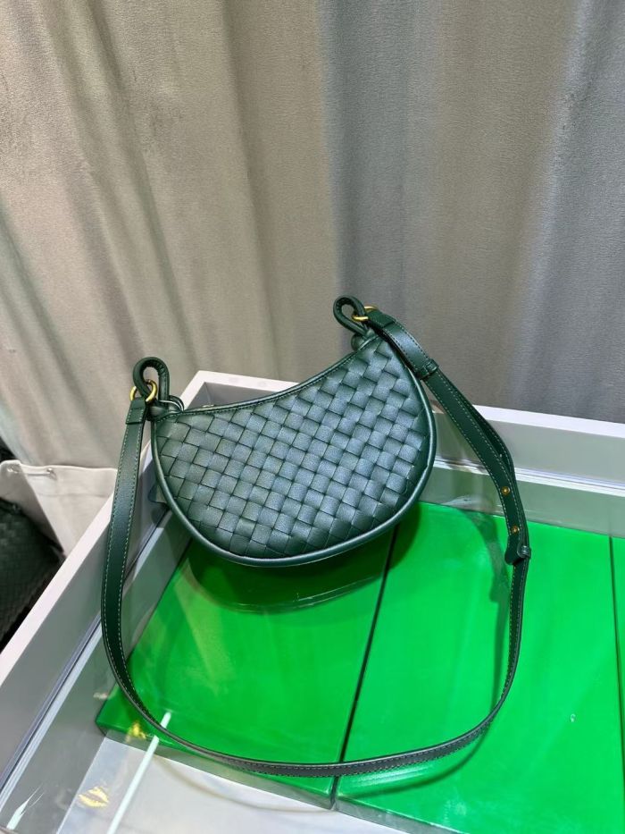 Leather Woven Shoulder Bag