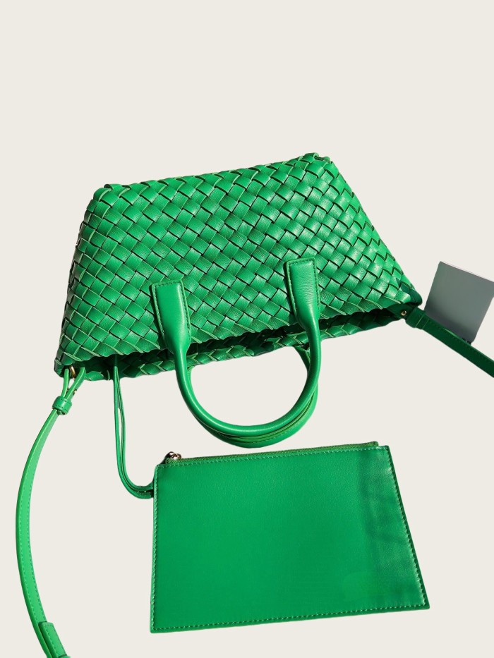 Genuine Lambskin Leather Designer Mini Cabat Bag