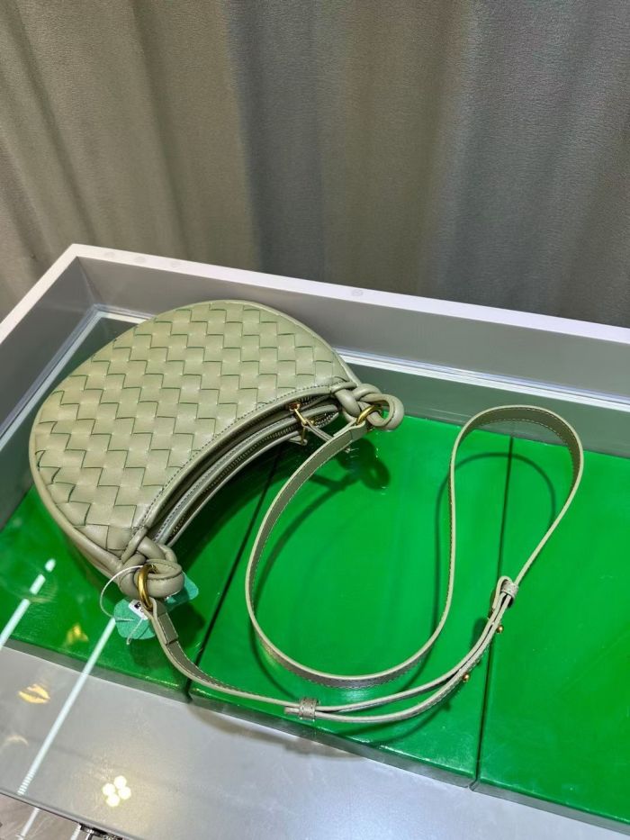 Leather Woven Shoulder Bag