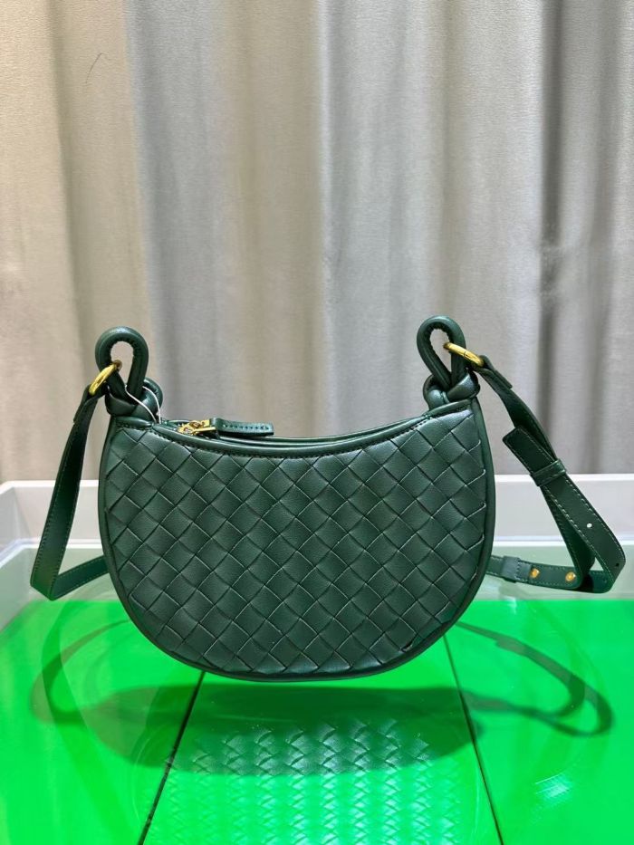 Leather Woven Shoulder Bag