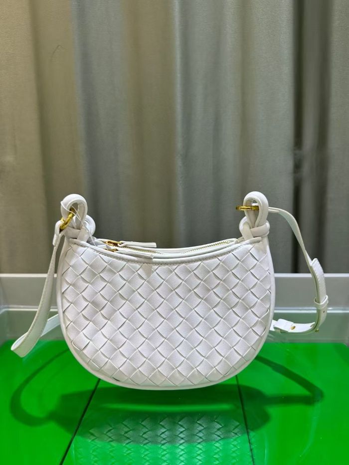 Leather Woven Shoulder Bag