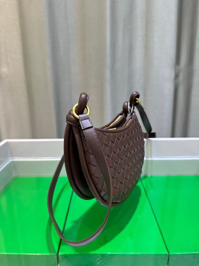 Leather Woven Shoulder Bag