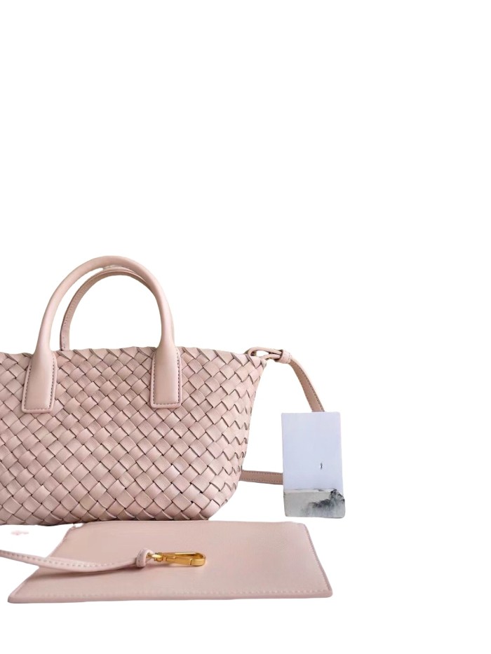 Genuine Lambskin Leather Designer Mini Cabat Bag