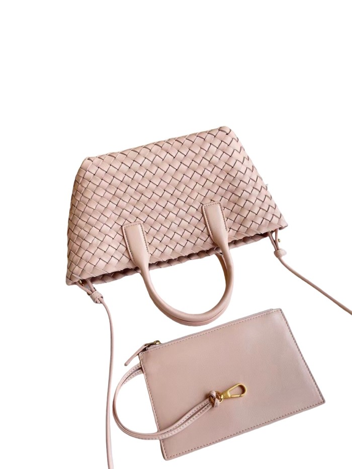 Genuine Lambskin Leather Designer Mini Cabat Bag