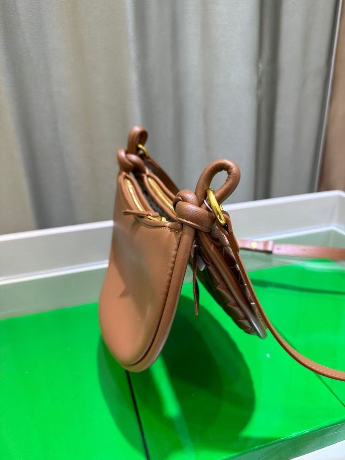 Leather Woven Shoulder Bag