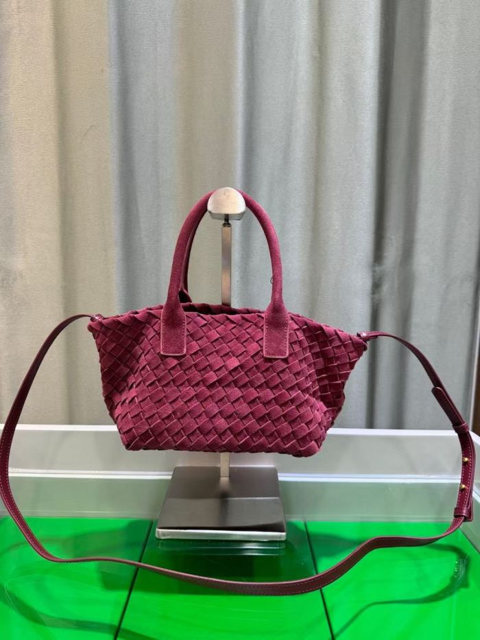 Genuine Nubuck Leather Mini Cabat Bag