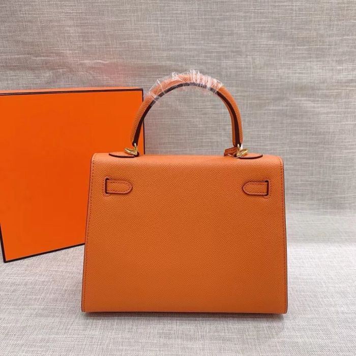 Genuine Epsom Leather Crossbody Bag 25CM 28CM