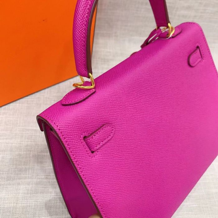 Genuine Epsom Leather Crossbody Bag 25CM 28CM