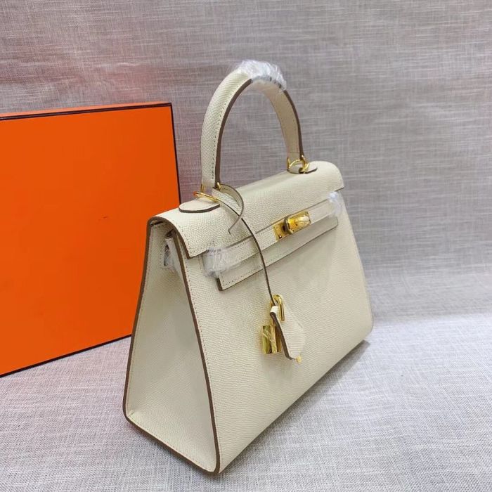 Genuine Epsom Leather Crossbody Bag 25CM 28CM