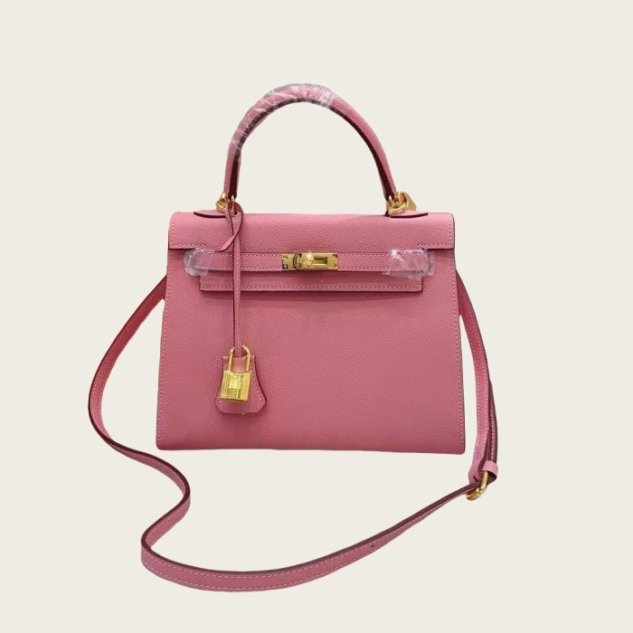 Genuine Epsom Leather Crossbody Bag 25CM 28CM