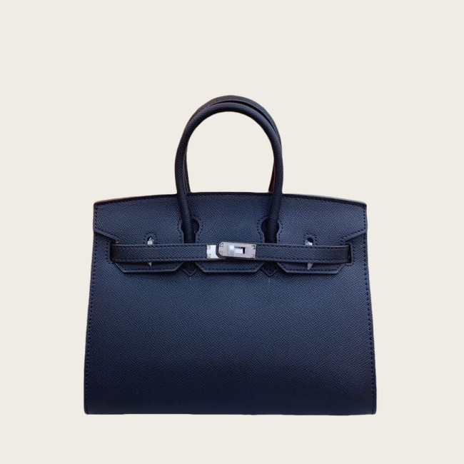 Genuine Epsom Leather Top Handle Bag