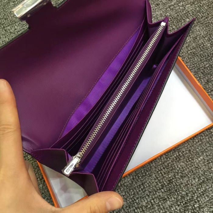 Epsom Leather H Bucket Wallet